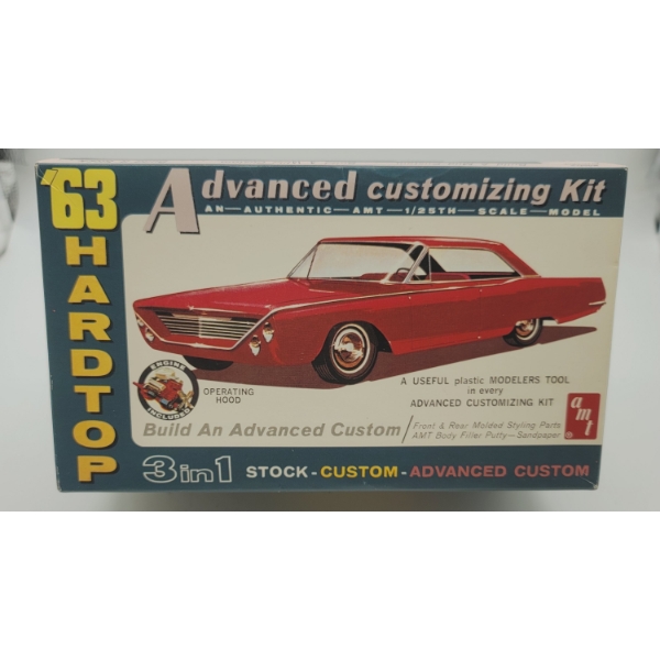 ADVANCED CUSTOMIZING MODEL KIT 1963 FORD XL SPORTS HARD TOP 3 in 1 KIT Sealed 