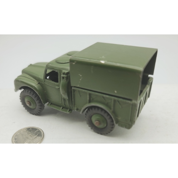 DINKY TOYS MILITARY 1 TON ARMY CARGO TRUCK 
