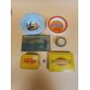 Image 1 : 3 TOBACCO TINS  & 2 BEER ASHTRAYS