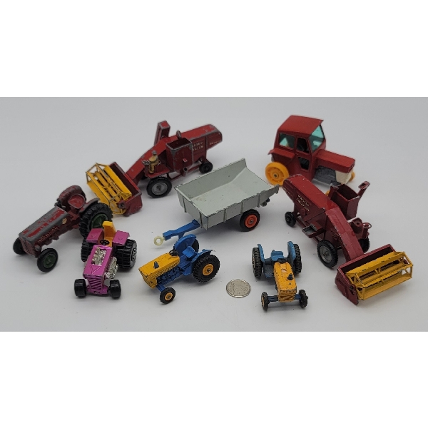 Assorted Matchbox Toys Lesney Farm Vehicles