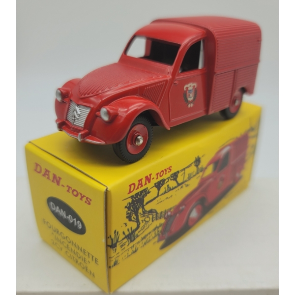 Dan Toys CITREON 2 CV FOURGONNETTE INCENDIE in Original Box