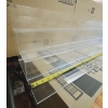 Image 3 : CLEAR PLEXIGLASS STEP DISPLAY 40" L x 10" x 10" - 3" D STEPS x 3" H STEPS