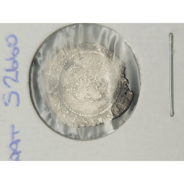 GB 1603 - 04 SILVER HALF GROAT COIN 