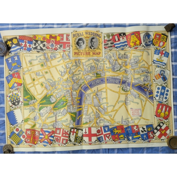 THE ROYAL WEDDING PICTURE ROUTE MAP by Daily Telegraph