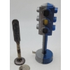 Image 2 : 2 Traffic Lights 1 Plastic Automatic and Cast Metal great for display purposes