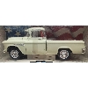 Image 1 : ERTL American Muscle 1955 Chevy 3100 Cameo Pick Up Truck  1/18 Scale never out of box