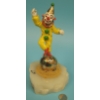 Image 1 : Metal Clown Figurine on Geode Base 