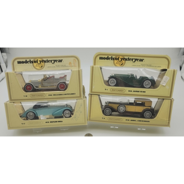 4 DIECAST VEHICLES in Original boxes