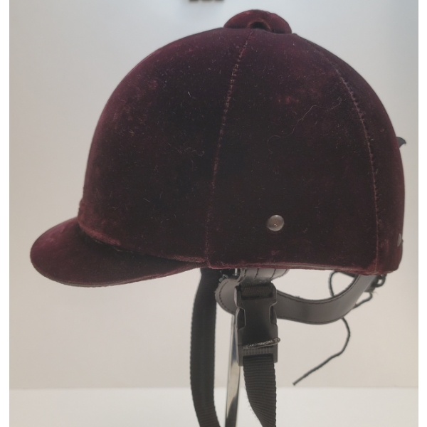 Vintage Velvet Equestrian/Jockey Helmet Size 6 7/8