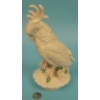 Image 6 : Ornate Porcelain Cockatoo Coffee Pot with Creamer & Sugar Bowl Artist Shellie Kirkendall