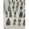 Image 2 : FRANKLIN MINT 43 KINGS & QUEENS of ENGLAND PEWTER MINITURES 1978 SET wth REF. CARDS