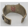 Image 3 : NAVAJO Tino Watch with Black Malachite Stones Metal Bracelet Cuff Possible Silver