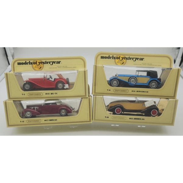 4 DIECAST VEHICLES in Original boxes