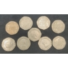 Image 1 : 9 British 20 Pence Coins