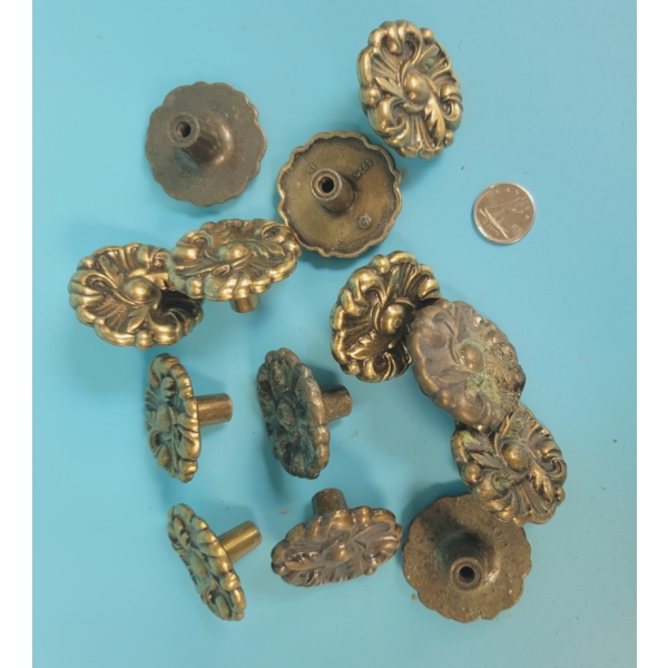 13 Floral Metal Drawer or Door Pulls