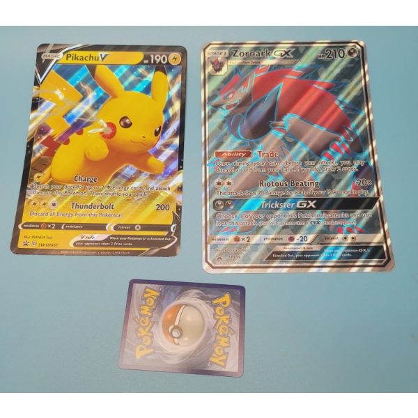 2 JUMBO POKEMON CARDS