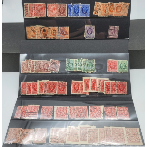 83 GB King George V Stamps 1/2,  1, 1 1/2,  2,  2 1/2,  3 & 6 Pence