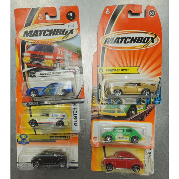 6 Matchbox Models in Original Package