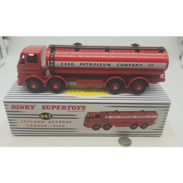 Dinky Toys Atlas LEYLAND OCTOPUS PETROL TANKER ESSO in Original Box