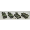 Image 1 : 4 Vintage DINKY TOYS MILITARY VEHICLES 
