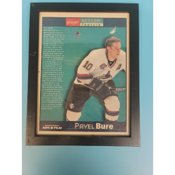 Pavel Bure Autographed Framed Picture