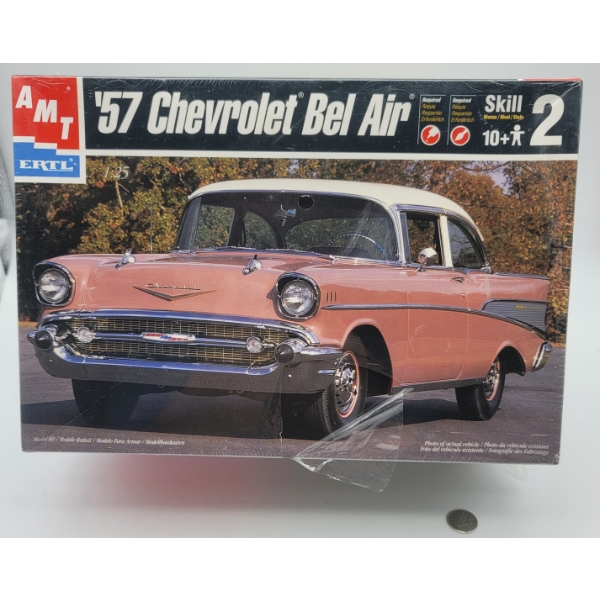AMT 1957 Chevrolet Bel Air Model Kit Sealed 1/25 Scale 