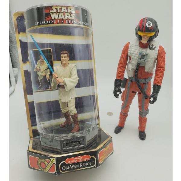 STAR WARS OBI-WAN KENOBI in Original Package & Pilot Figure