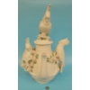 Image 3 : Ornate Porcelain Cockatoo Coffee Pot with Creamer & Sugar Bowl Artist Shellie Kirkendall