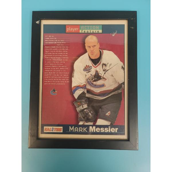 Mark Messier Autographed Framed Picture