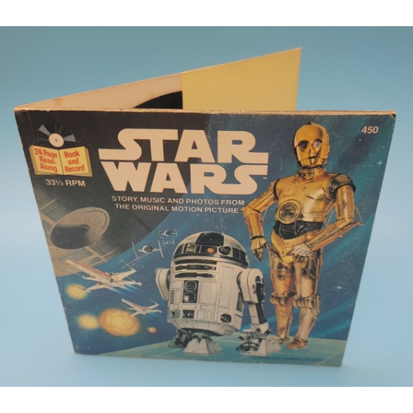1979 STAR WARS STORY MUSIC BOOK with RECORD