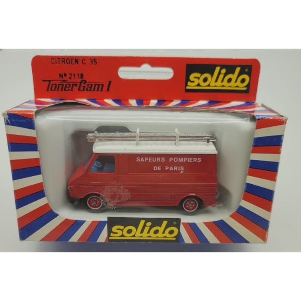 SOLIDO PARIS FIRE DEPT. TENDER in Original Box
