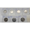 Image 1 : 7 Canada 2000 25 Cent Coins Celebration, Achievement, Creativity, Family, Pride, Ingenuity & Natural