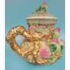 Image 2 : Vintage Chinese Large Teapot Hand Painted