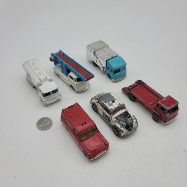 6 Assorted Vintage HUSKY TOYS 