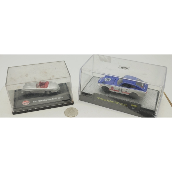 Mercedes Benz 300 SL Cabrio & Nissan Fairlady 