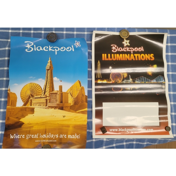 BLACKPOOL ILLUMINATIONS & TOURISM POSTERS