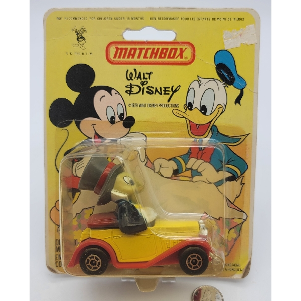 Matchbox 1979 Walt Disney #8 Jimini Cricket Car in Original Package