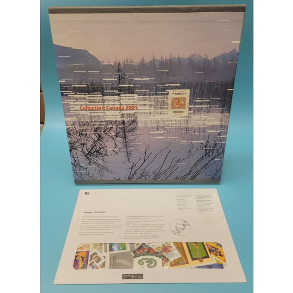 2001 CANADA STAMPS SET with BOOK