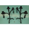 Image 1 : 2 Wrought Iron 3 Candle Holders