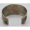 Image 3 : NAVAJO TIGER EYE Bracelet Cuff Possible Silver