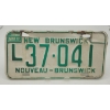 NEW BRUNSWICK LICENSE PLATE