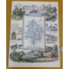 Map of WARWICKSHIRE With Illustrations