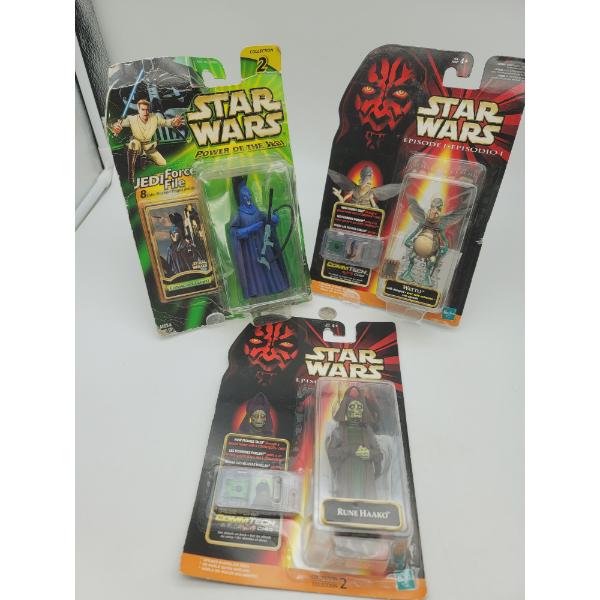 3 STAR WARS Figures in Original Packages