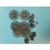 Image 1 : 6 Floral Metal Drawer Pulls