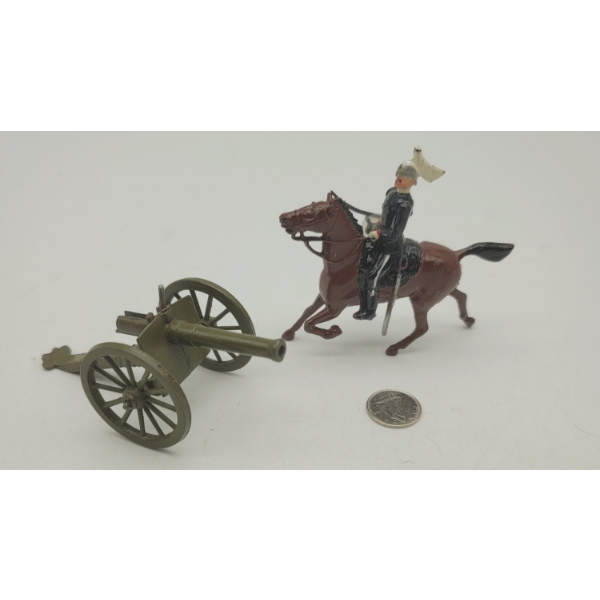 BRITAINS CANON & HORSE MAN