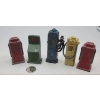 Image 1 : 4  Garage GAS PUMPS & 1 OIL CABINET great for display purposes