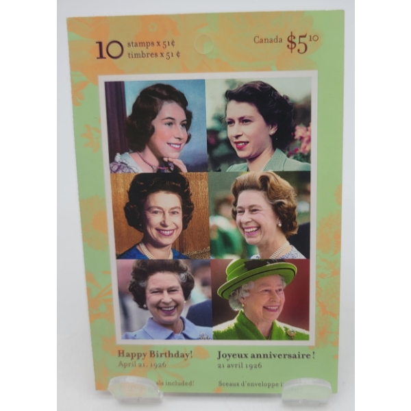 Canada 2006 Queen Elizabeth II 80th Birthday 5 Stamps in Booklet