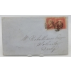 Image 1 : 2 GB Penny Red Stamps on Envelope 1857