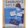 Image 1 : CADBURY MILK CHOCOLATE Metal Sign 12" x 16" Reproduction