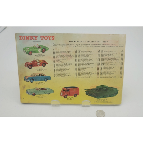 1950's MECCANO DINKY HORNBY TOY CATOLOG